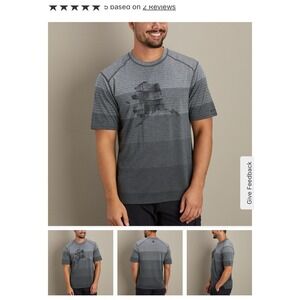 Duluth trading Men's AKHG Tun-Dry Stnd Fit Short Sleeve Alaska Logo Tee XL